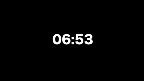 Simple 30-Second Countdown Clock Deadline Text Business Countdown Timer Stock Footage 302895122