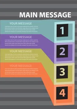 Simple 3D Layout Stock Illustration