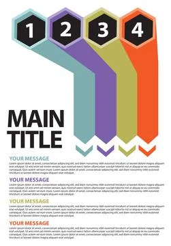 Simple 3D Layout Stock Illustration