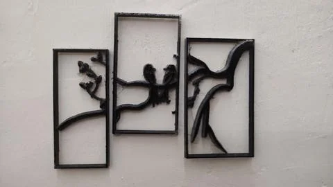 Simple 3d printed wall art Photos