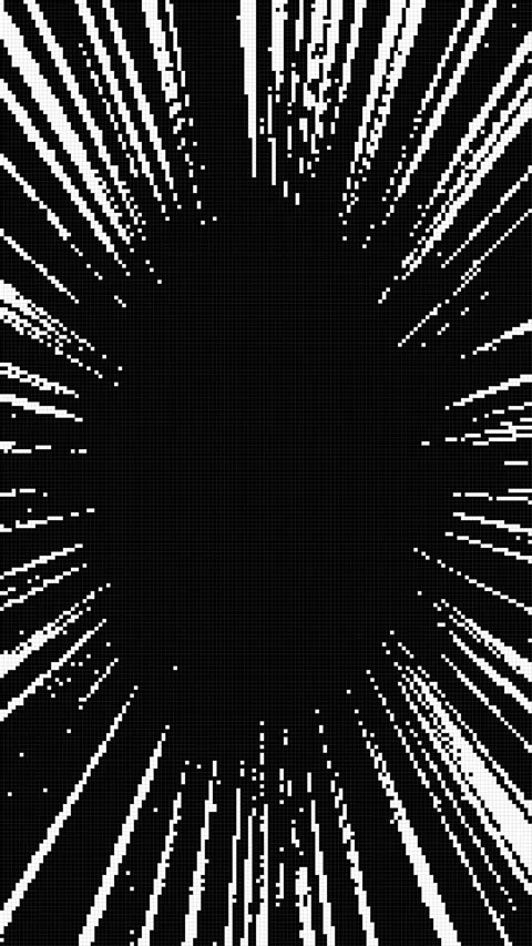 Simple 8-bit style manga concentrated line animation Stock Footage 314043563