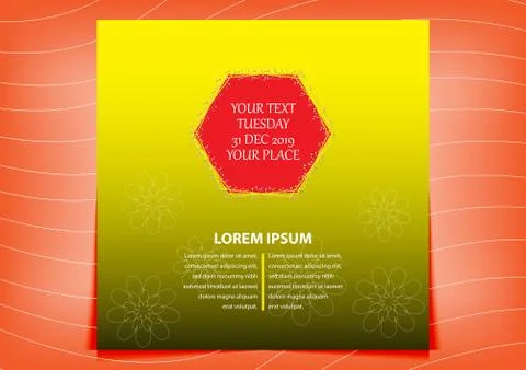 Simple abstract background for event posters, advertisements, banners, etc. Stock Illustration