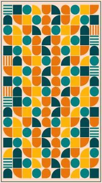 Simple abstract background with geometric elements. Modern design. Stock Illu イラスト素材