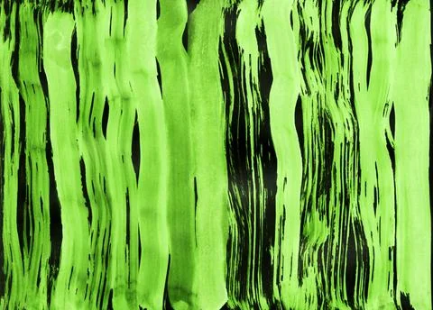 Simple abstract background with green stripes and stains. Stock Illustration