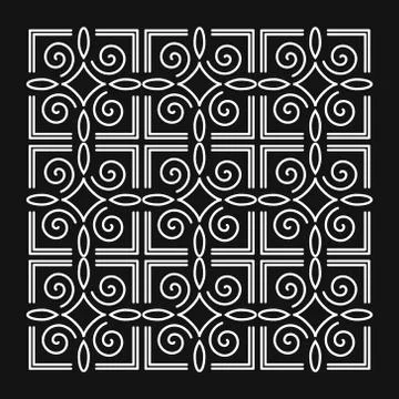 Simple Abstract background. Monogram design elements, graceful template.  Stock Illustration