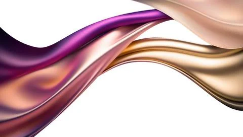 Simple Abstract Background Simple Abstract Background with Silk Waves in P... Stock Photos