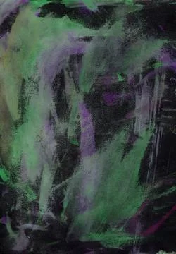 Simple abstract black-green-violet watercolor background. Stock Illustration