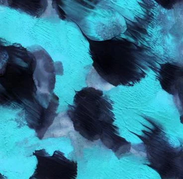 Simple abstract blue and grey watercolor, animal print. Stock Illustration