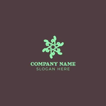 Simple Abstract Company Vector Logo Design EPS10 Stock Illustration