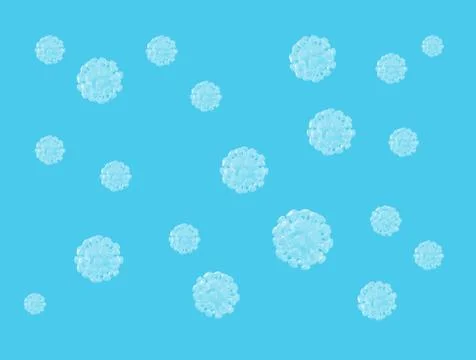 Simple abstract coronavirus background Stock Illustration