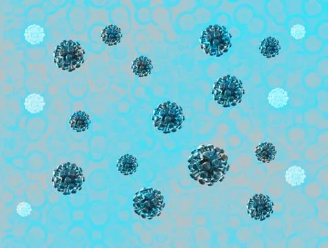Simple abstract coronavirus background Stock Illustration