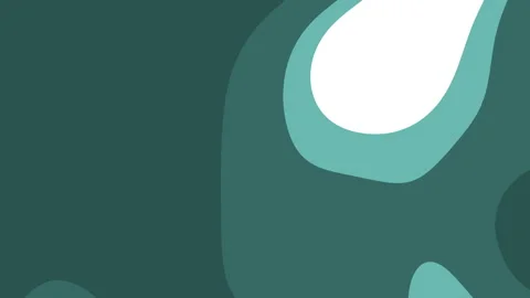 Simple abstract design of white and green shapes. Suitable for backgrounds Stock Footage 306198212