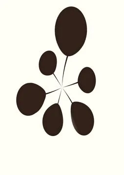 Simple abstract drawing for design Stock Illustration