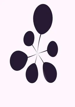 Simple abstract drawing for design Stock Illustration