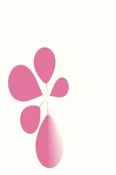 Simple abstract drawing, minimal design Stock Illustration