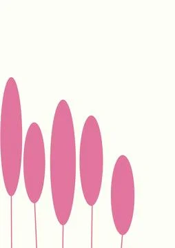 Simple abstract drawing, minimal design with space for text Stock Illustration