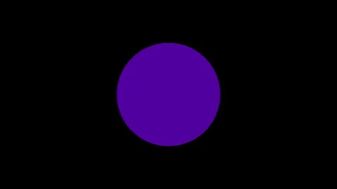Simple abstract geometric shape transition animation with a simple circle to Stock Footage 337139311