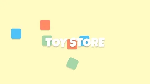 Simple abstract graphic shapes moving on a clean solid pastel background Stock Footage 336880123
