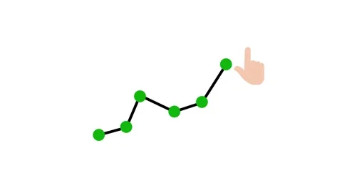 Simple abstract hand animation with green circles and black lines performin.. Stock Footage 327080041