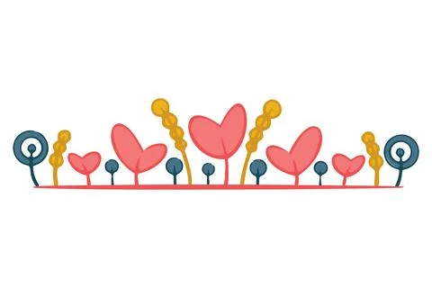 Simple abstract Love decor. Elements for banners and cards. Stock-Illustration