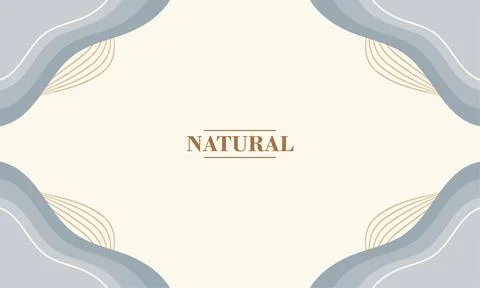 Simple abstract natural flat design background イラスト素材