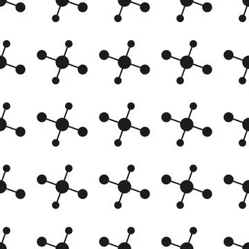 Simple abstract pattern. Vector seamless pattern with crystal lattice. Mole.. 스톡 일러스트
