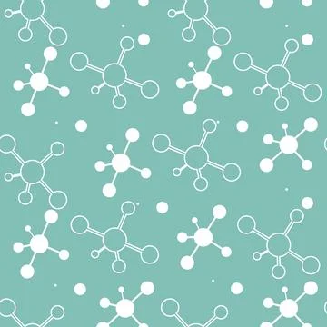 Simple abstract pattern. Vector seamless pattern with crystal lattice. Mole.. Illustrazione stock