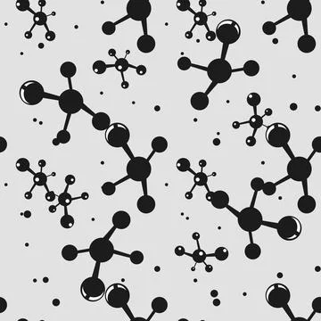 Simple abstract pattern. Vector seamless pattern with crystal lattice. Mole.. イラスト素材