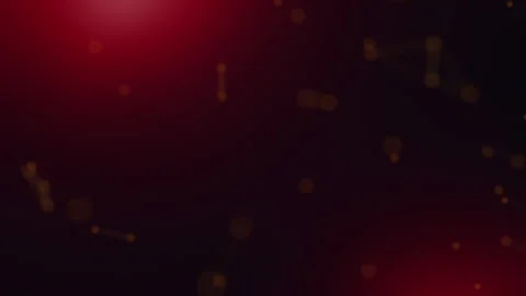 Simple Abstract Red And Orange Plexus Motion Background With Glowing Digita.. Stock Footage 329145557