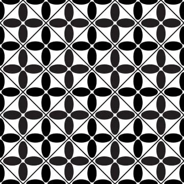 A simple abstract seamless geometrical texture design. Stock Illustration
