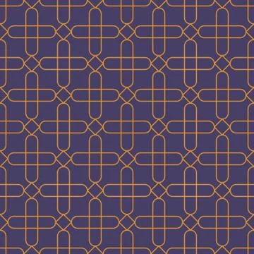 A simple abstract seamless geometrical texture design. Stock Illustration