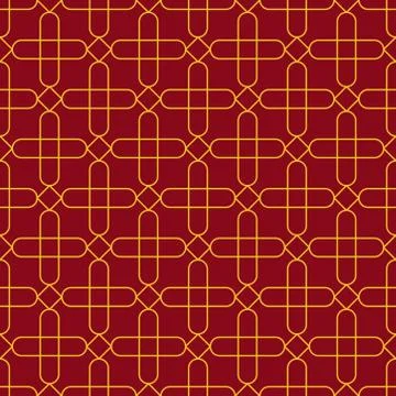 A simple abstract seamless geometrical texture design. Stock Illustration