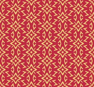 Simple abstract seamless ornament pattern background Stock Illustration