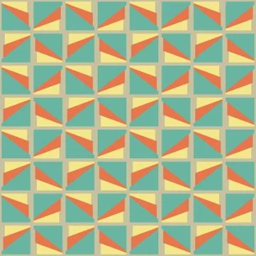 Simple abstract seamless pattern. Colorful accent for any surface. Illustrazione stock