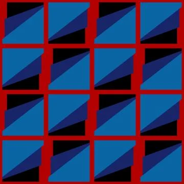 Simple abstract seamless pattern. Colorful accent for any surface. Stock Illustration