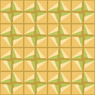 Simple abstract seamless pattern. Colorful accent for any surface. Stock Illustration