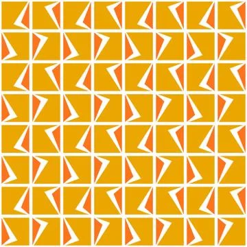 Simple abstract seamless pattern. Colorful accent for any surface. Stock Illustration