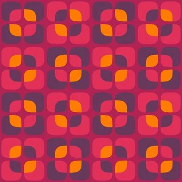 Simple abstract seamless pattern for decorating any surfaces and things. Illustrazione stock