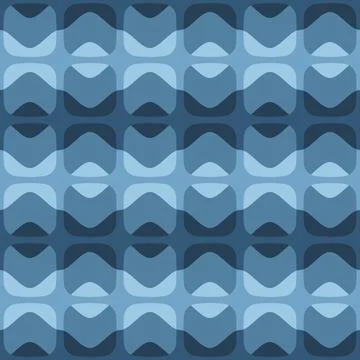 Simple abstract seamless pattern for decorating any surfaces and things. Stock Illustration