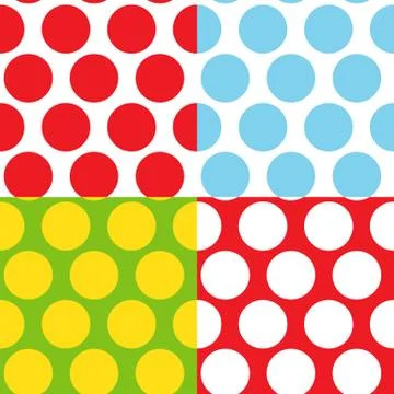 Simple Abstract Seamless Pattern Vector Illustration Stock Illustration