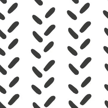 Simple abstract seamless patterns with spots and dots. Background for decoration Stock Illustration