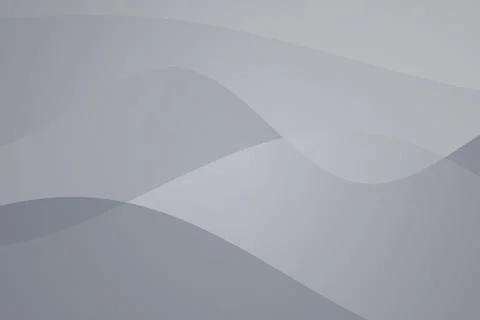 Simple abstract waves in soft gray colors for background Stock Photos