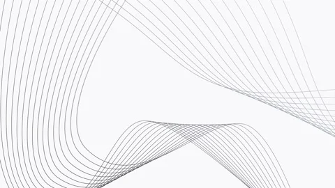 Simple abstract white wavy trendy beautiful white curve background Stock Footage 185561271
