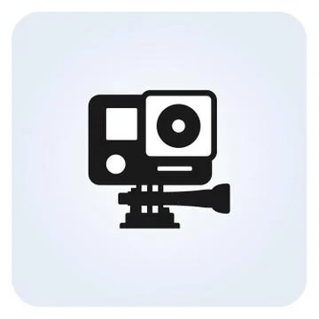 Simple action camera icon Stock Illustration