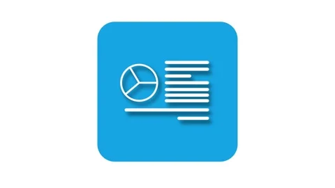 Simple analysis icon Stock Footage 159238092