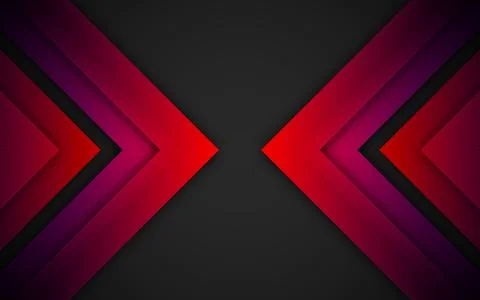 Simple and abstract arrow line vector with background and text space. Stock Illustration