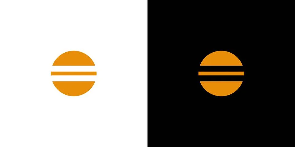 Simple and attractive global initial letter E logo design Stock Illustration