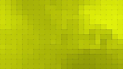 Simple and classy square box pattern Yellow minimal geometric background Stock Footage 296088239