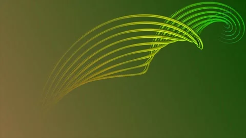 Simple and classy twisted and swirl pattern slow motion minimal background Stock Footage 296056728