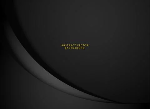 Simple and clean dark background with wavy shapes. Stock Illustration
